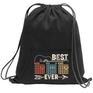 Guitarist Chords Best Dad Ever Sweatshirt Cinch Pack Bag