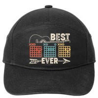 Guitarist Chords Best Dad Ever 7-Panel Snapback Hat