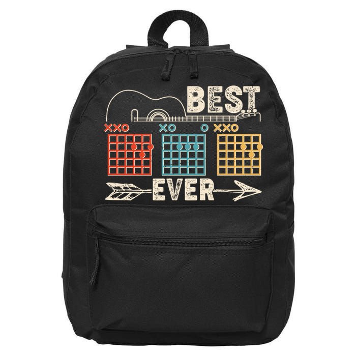 Guitarist Chords Best Dad Ever 16 in Basic Backpack