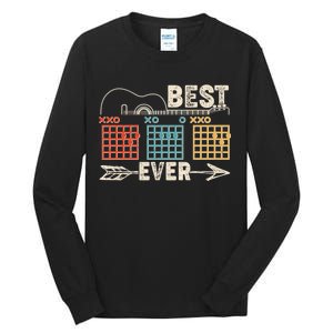 Guitarist Chords Best Dad Ever Tall Long Sleeve T-Shirt