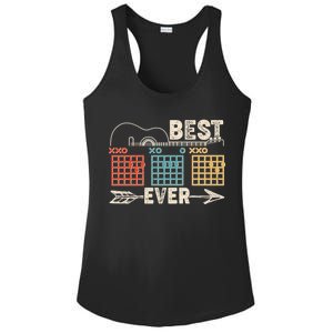 Guitarist Chords Best Dad Ever Ladies PosiCharge Competitor Racerback Tank