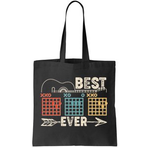 Guitarist Chords Best Dad Ever Tote Bag