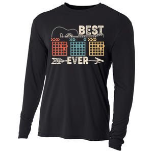 Guitarist Chords Best Dad Ever Cooling Performance Long Sleeve Crew