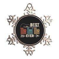 Guitarist Chords Best Dad Ever Metallic Star Ornament