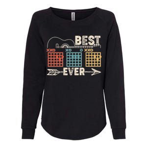 Guitarist Chords Best Dad Ever Womens California Wash Sweatshirt