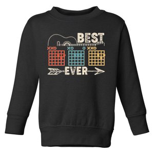 Guitarist Chords Best Dad Ever Toddler Sweatshirt