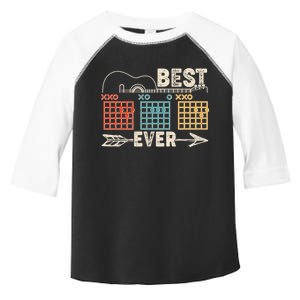 Guitarist Chords Best Dad Ever Toddler Fine Jersey T-Shirt