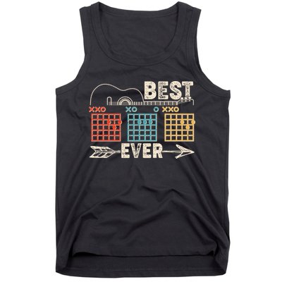Guitarist Chords Best Dad Ever Tank Top