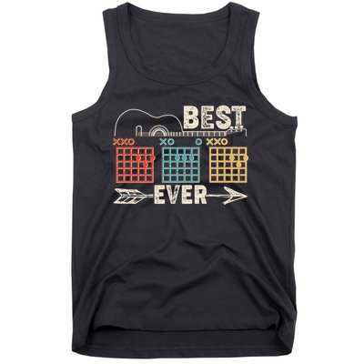 Guitarist Chords Best Dad Ever Tank Top