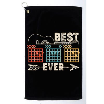 Guitarist Chords Best Dad Ever Golf Towel