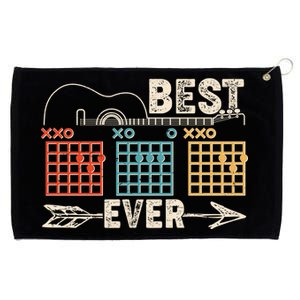 Guitarist Chords Best Dad Ever Grommeted Golf Towel