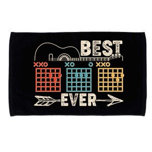 Guitarist Chords Best Dad Ever Microfiber Hand Towel