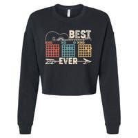 Guitarist Chords Best Dad Ever Cropped Pullover Crew