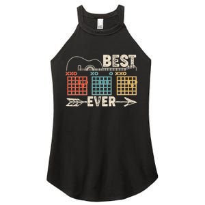 Guitarist Chords Best Dad Ever Women's Perfect Tri Rocker Tank