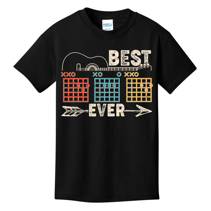 Guitarist Chords Best Dad Ever Kids T-Shirt