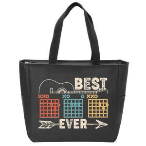 Guitarist Chords Best Dad Ever Zip Tote Bag