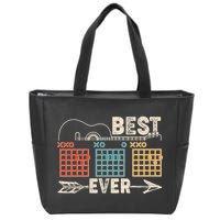 Guitarist Chords Best Dad Ever Zip Tote Bag