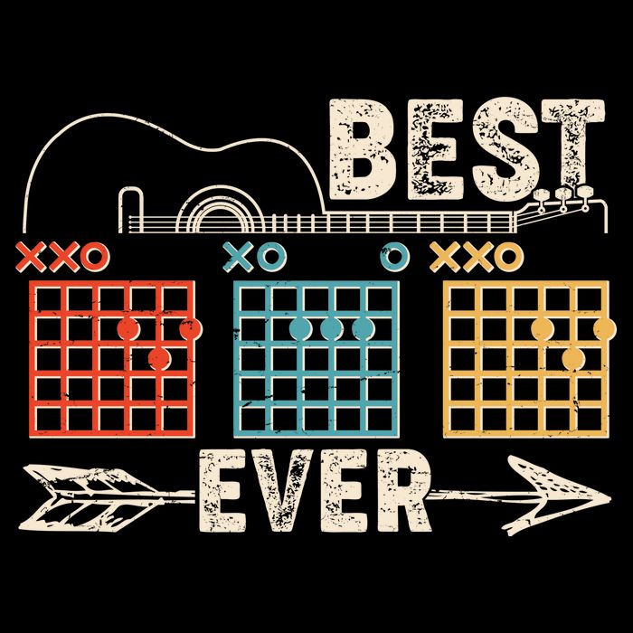 Guitarist Chords Best Dad Ever Zip Tote Bag