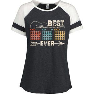 Guitarist Chords Best Dad Ever Enza Ladies Jersey Colorblock Tee