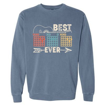 Guitarist Chords Best Dad Ever Garment-Dyed Sweatshirt