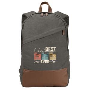 Guitarist Chords Best Dad Ever Cotton Canvas Backpack