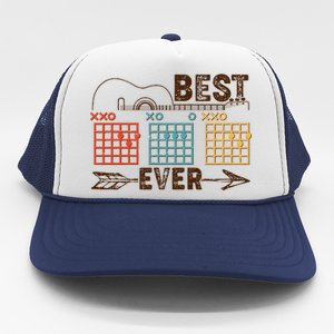 Guitarist Chords Best Dad Ever Trucker Hat