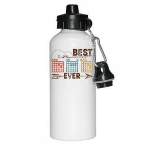 Guitarist Chords Best Dad Ever Aluminum Water Bottle