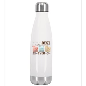 Guitarist Chords Best Dad Ever Stainless Steel Insulated Water Bottle