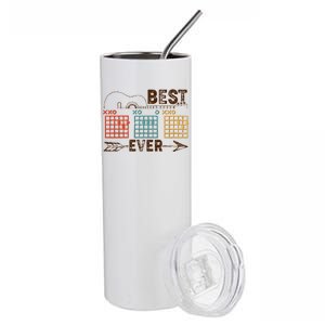 Guitarist Chords Best Dad Ever Stainless Steel Tumbler