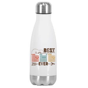 Guitarist Chords Best Dad Ever Stainless Steel Insulated Water Bottle