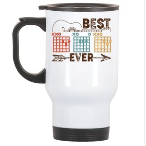 Guitarist Chords Best Dad Ever Stainless Steel Travel Mug