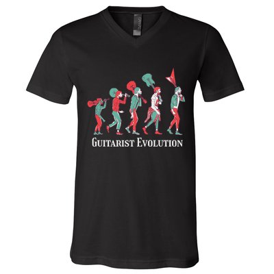 Guitarist Evolution V-Neck T-Shirt