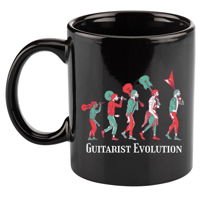 Guitarist Evolution 11oz C Handle Ceramic Mug