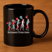 Guitarist Evolution 11oz C Handle Ceramic Mug