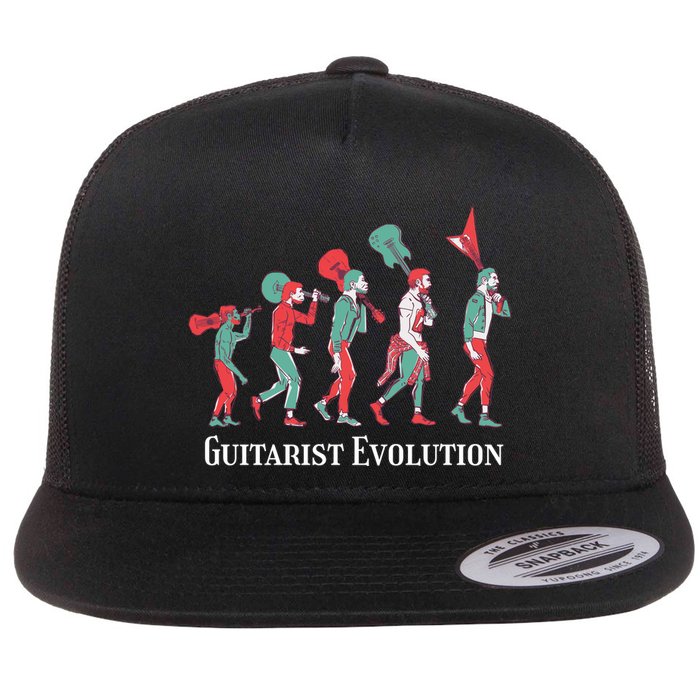 Guitarist Evolution Flat Bill Trucker Hat