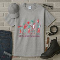 Guitarist Evolution Tall T-Shirt