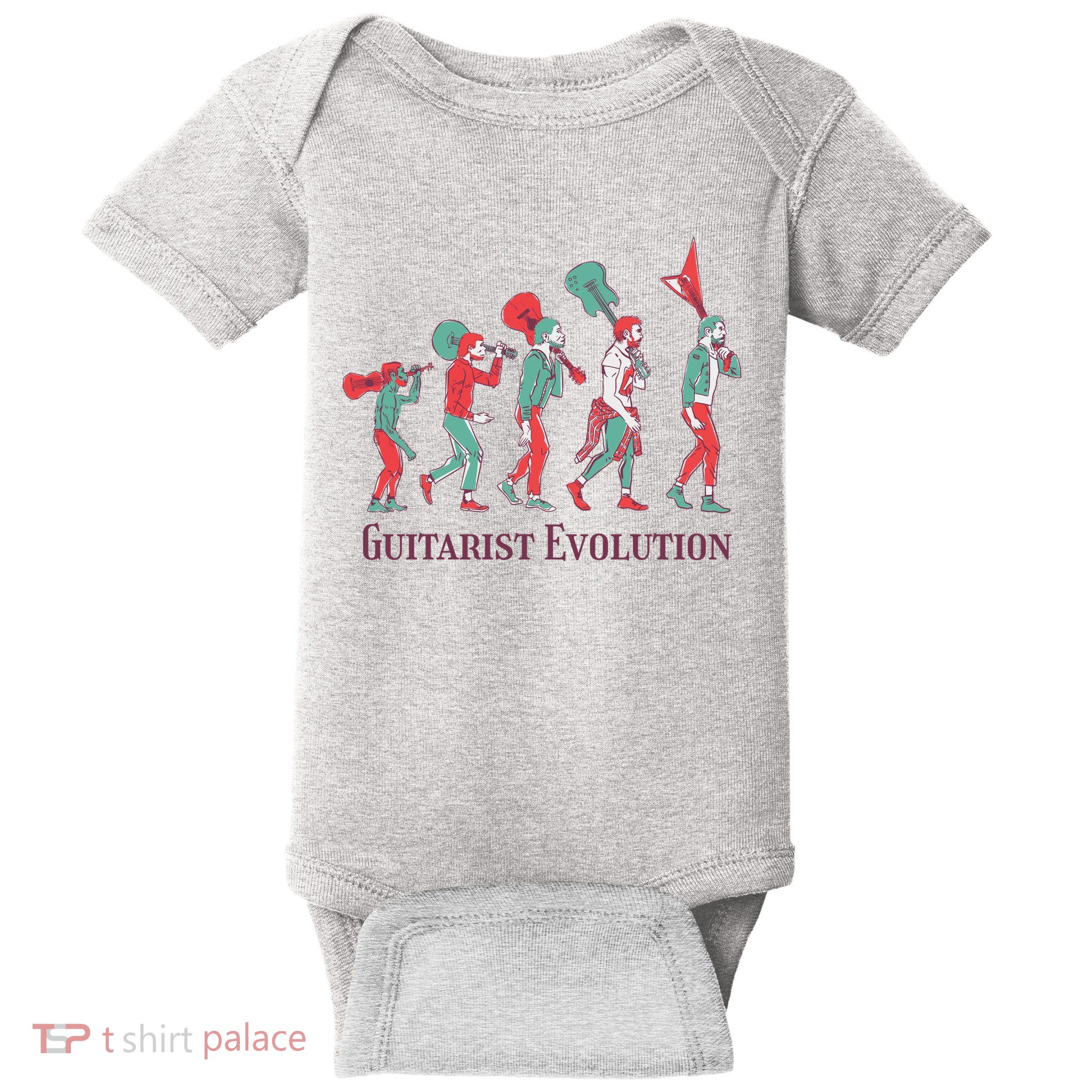 Guitarist Evolution Baby Bodysuit