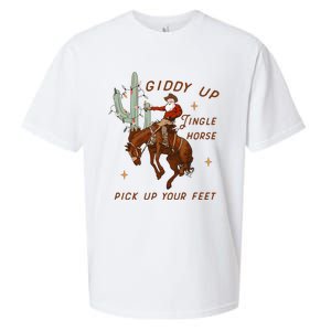 Giddy Up Jingle Horse Pick Up Your Feet Sueded Cloud Jersey T-Shirt