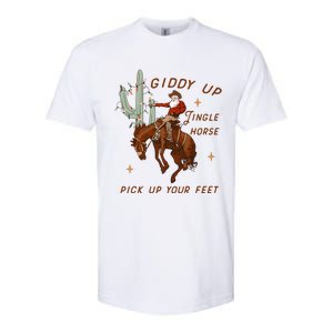 Giddy Up Jingle Horse Pick Up Your Feet Softstyle CVC T-Shirt