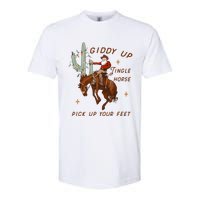 Giddy Up Jingle Horse Pick Up Your Feet Softstyle CVC T-Shirt