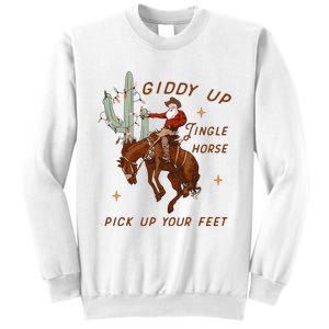 Giddy Up Jingle Horse Pick Up Your Feet Sweatshirt