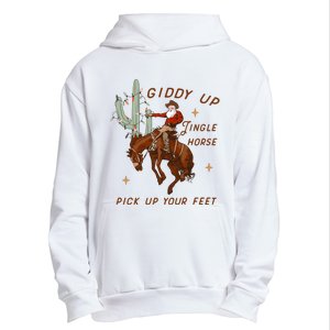 Giddy Up Jingle Horse Pick Up Your Feet Urban Pullover Hoodie