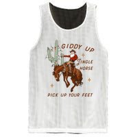 Giddy Up Jingle Horse Pick Up Your Feet Mesh Reversible Basketball Jersey Tank