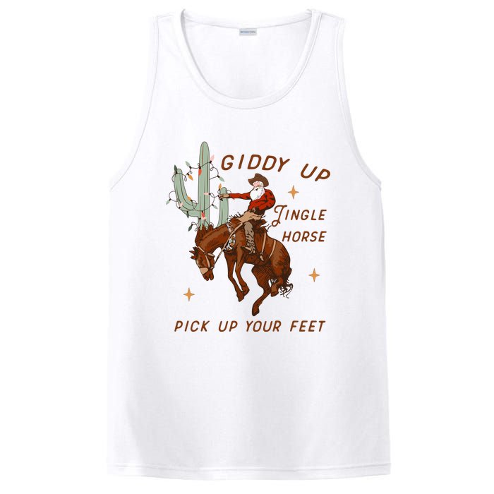 Giddy Up Jingle Horse Pick Up Your Feet PosiCharge Competitor Tank