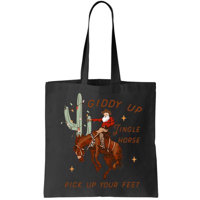 Giddy Up Jingle Horse Pick Up Your Feet Cowboy Santa Xmas  Bag