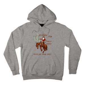 Giddy Up Jingle Horse Cowboy Cowgirl Western Christmas Tall Hoodie