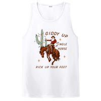 Giddy Up Jingle Horse Cowboy Cowgirl Western Christmas PosiCharge Competitor Tank