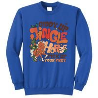 Giddy Up Jingle Horse Pick Up Your Feet Howdy Christmas Gift Sweatshirt