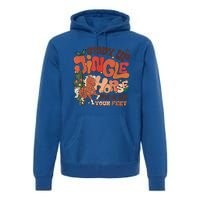 Giddy Up Jingle Horse Pick Up Your Feet Howdy Christmas Gift Premium Hoodie