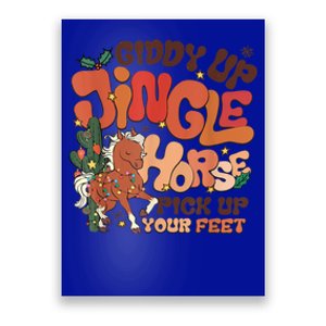 Giddy Up Jingle Horse Pick Up Your Feet Howdy Christmas Gift Poster